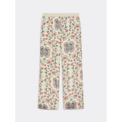 BROEK MET GEKLEURDE BLOEMEN