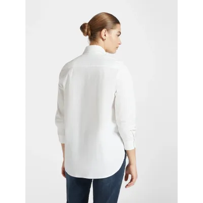 witte blouse met glitter steentjes removable