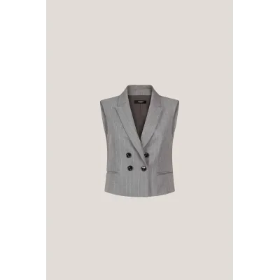 BOWEN GILET - GRIJS