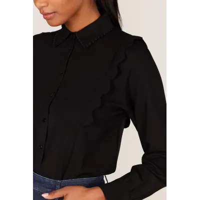 BINA BLOUSE - ZWART