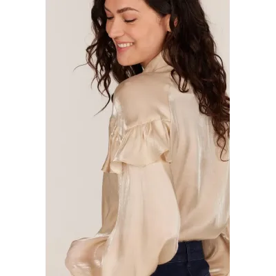 BLISS BLOUSE - ZAND