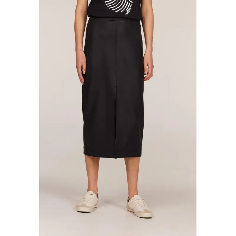 Lange Zwarte Rok Carla - Chic en Stijlvol | JANSEN Amsterdam