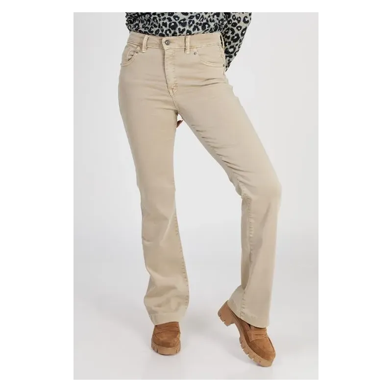Bonney - Stone kleurige jeans | Bianco