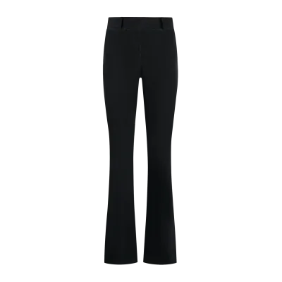 Broek Flair Velvet Zwart - Fluwelen Dames Broek | Helena Hart