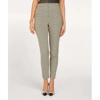 MIEKE High Rise Pantalon Met Check Print | JOSH V | CHARSCH