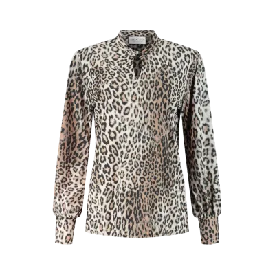 Top Just Print Panter Sand - Panter Top | Helena Hart