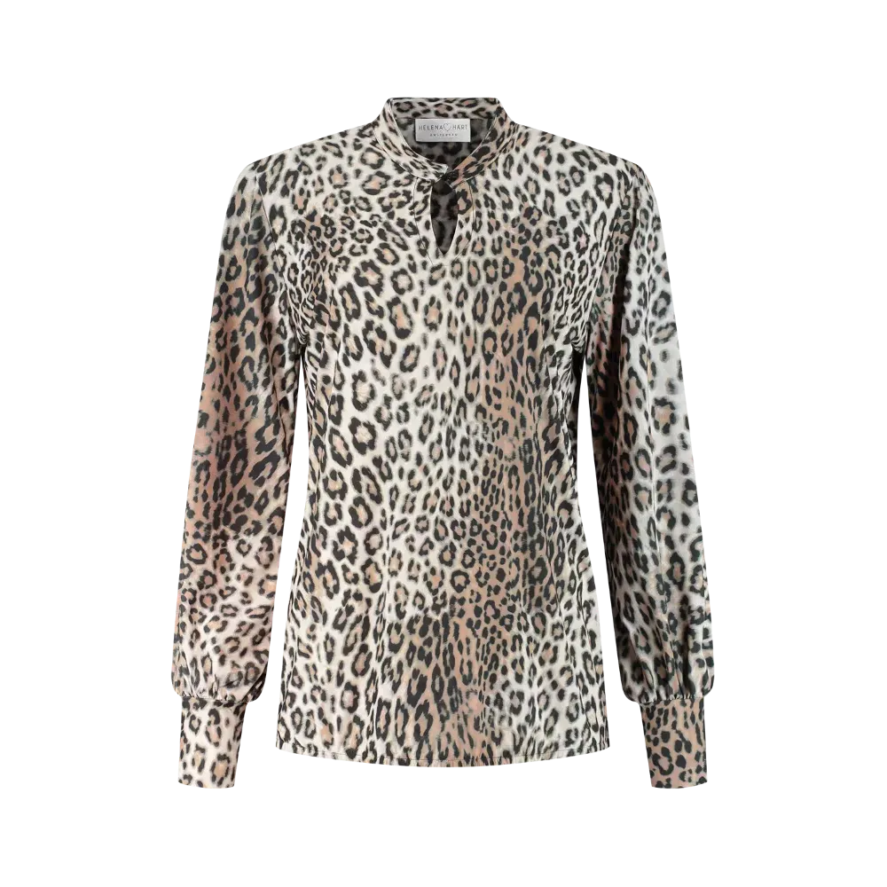 Top Just Print Panter Sand - Panter Top | Helena Hart