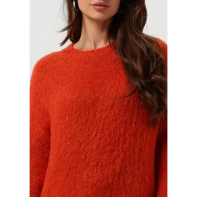 Bobbie Knitwear - Comfortabele Oranje Trui | Amaya Amsterdam