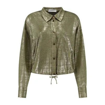 Mini Green Gold Blouse - Luxe Kwaliteit | Amaya Amsterdam