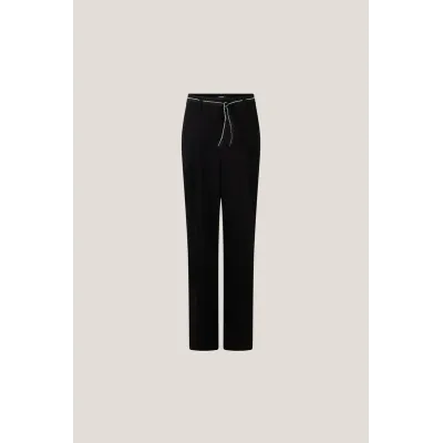 Poppy Broek in Zwart - Wide Fit | JANSEN Amsterdam