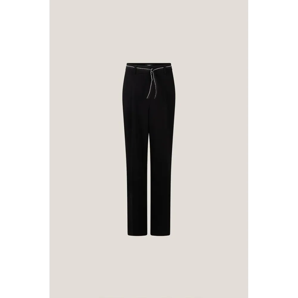 Poppy Broek in Zwart - Wide Fit | JANSEN Amsterdam