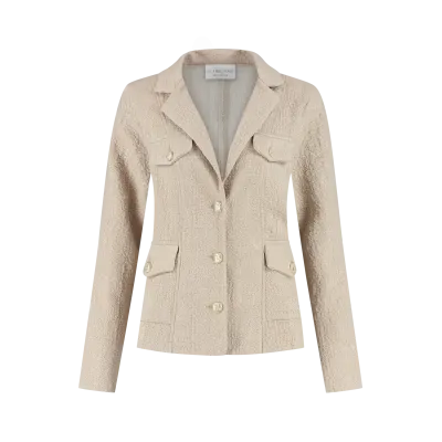 Blazer Jolie Bouclé Sand | Helena Hart