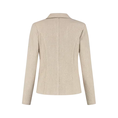 Blazer Jolie Bouclé Sand | Helena Hart