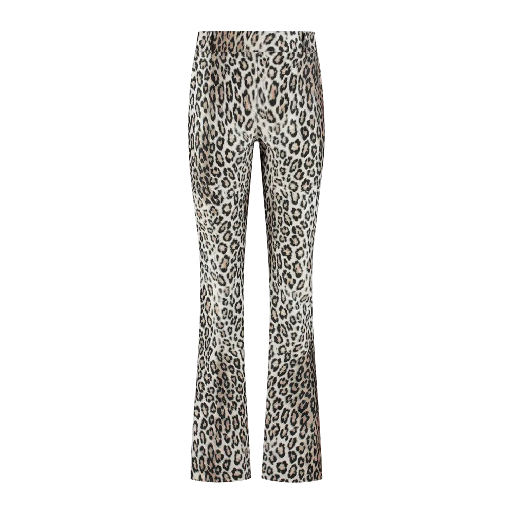 Flair Broek Pantera - Sand - Luxe Panterprint| Helena Hart