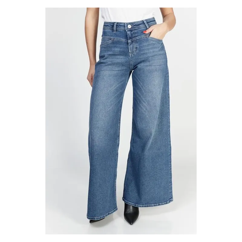 Vera - Wide leg jeans | Bianco