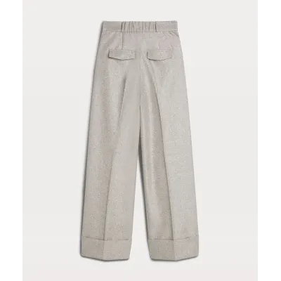 Jagger Wide Leg Pantalon met Lurex - Grey Silver | Josh V