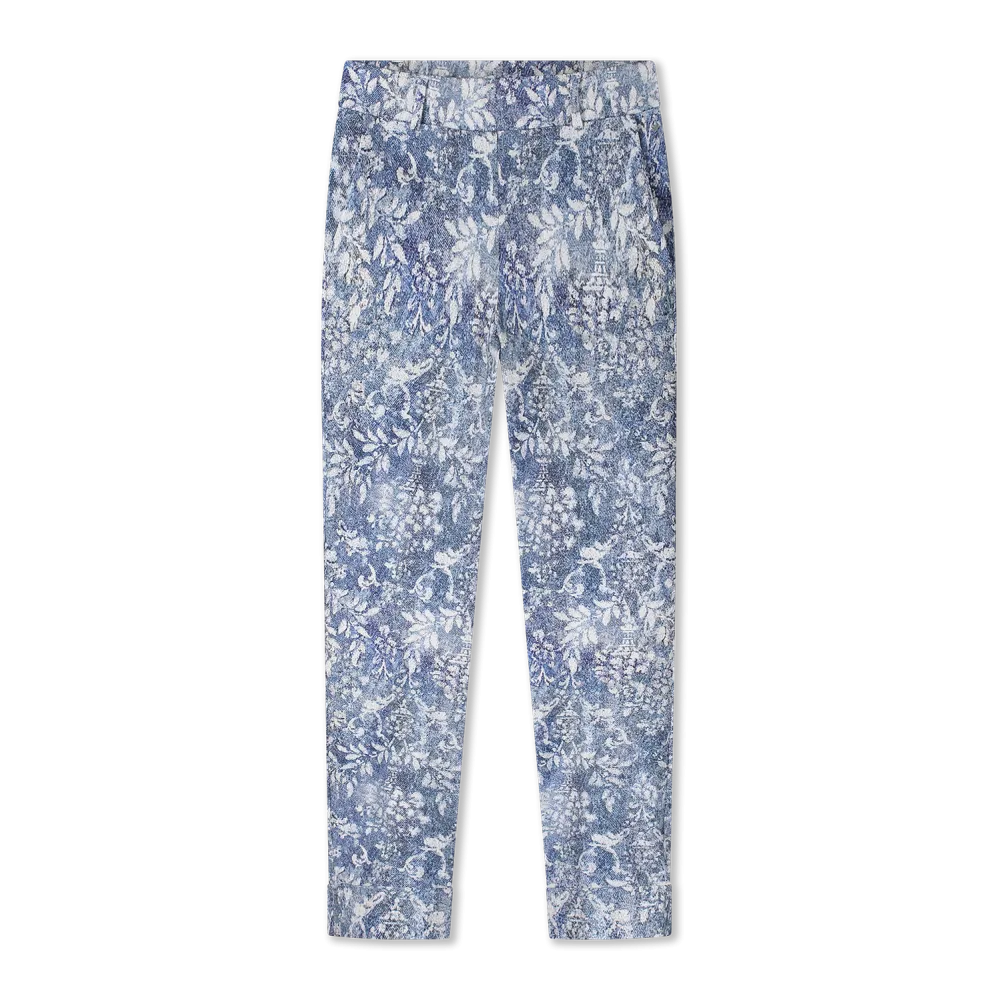 7306DENI - BROEK ZIGGY PRINT DENI - MARINE