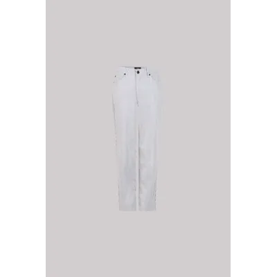 LIV JEANS - OFF WHITE / DONKER BLAUW