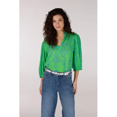 LEONIE BLOUSE - GROEN