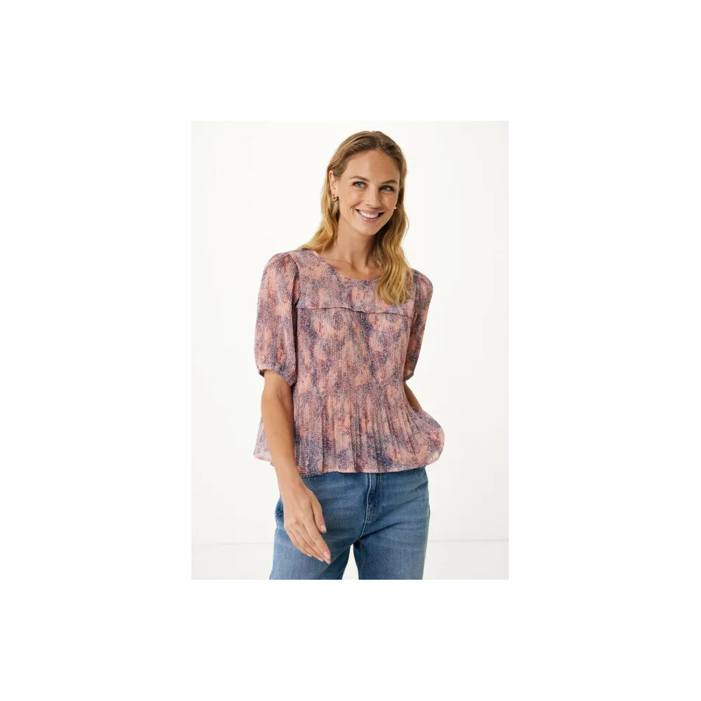 Pofmouw Print Top Roze