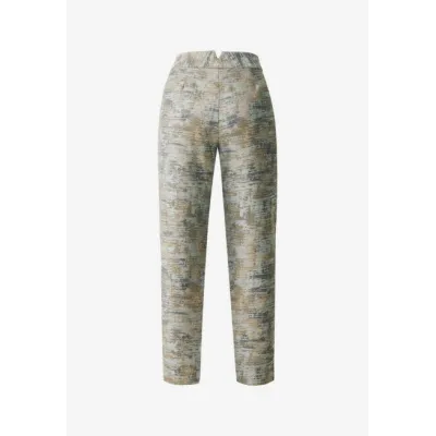 Pantalon Jacquard Taupe