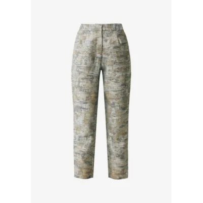 Pantalon Jacquard Taupe