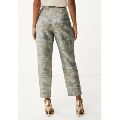 Pantalon Jacquard Taupe