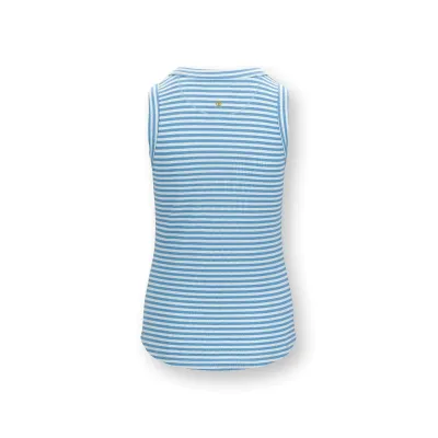 Trinity Top Mouwloos Little Sumo Stripe Blauw