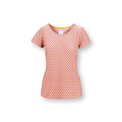 Tilly Top Korte Mouw Mojo Roze