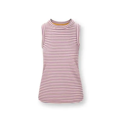 Trinity Top Mouwloos Little Sumo Stripe Lila