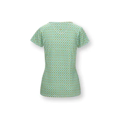 Tilly Top Korte Mouw Mojo Groen