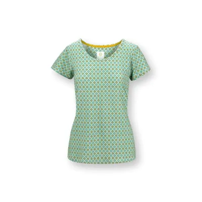 Tilly Top Korte Mouw Mojo Groen