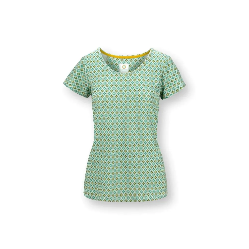 Tilly Top Korte Mouw Mojo Groen