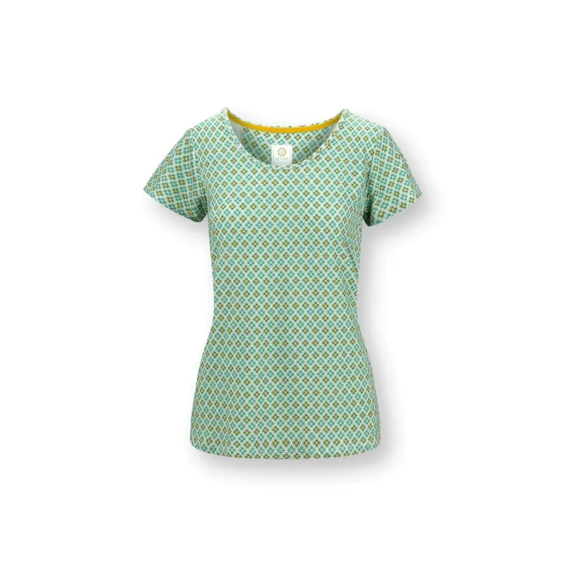 Tilly Top Korte Mouw Mojo Groen
