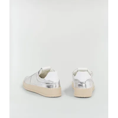 WINONA metallic sneakers van leer - silver