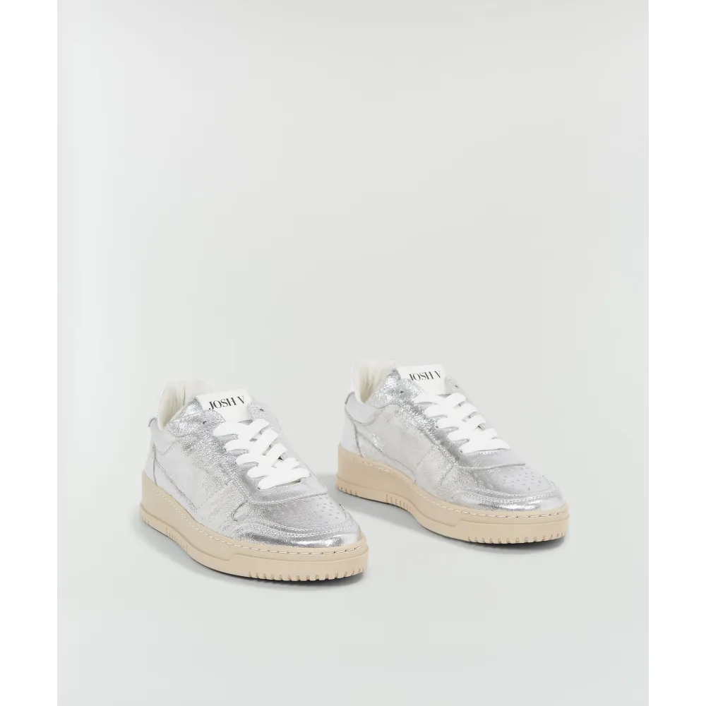 WINONA metallic sneakers van leer - silver