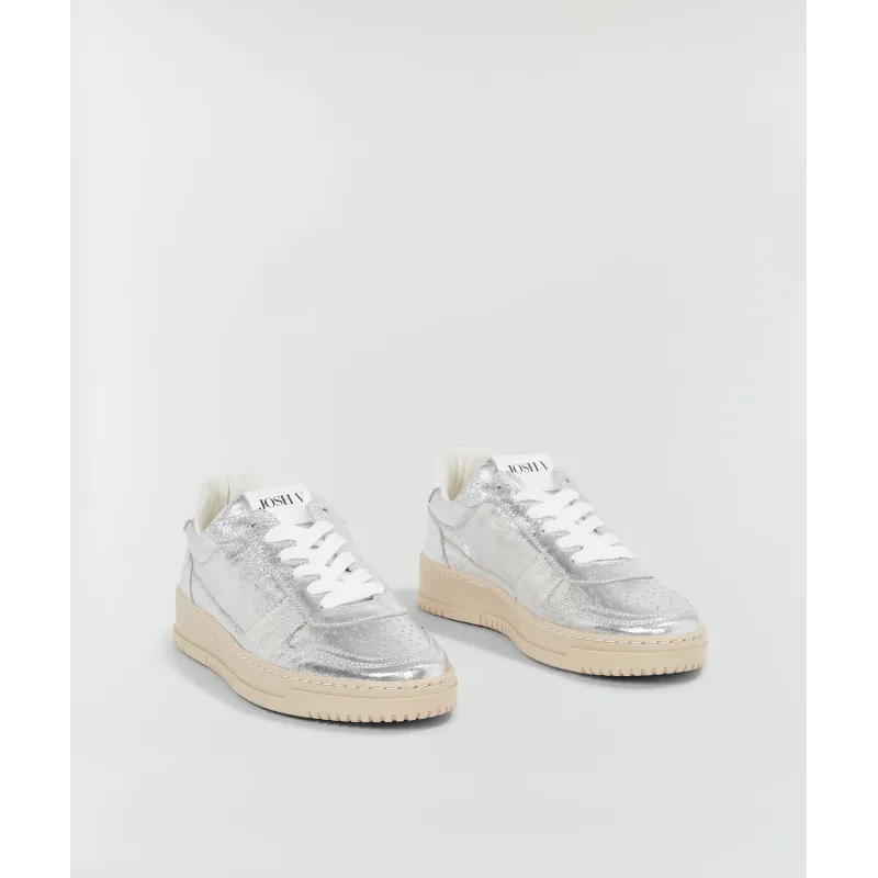 WINONA metallic sneakers van leer - silver