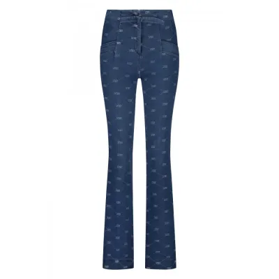 Flair buckle denim blue