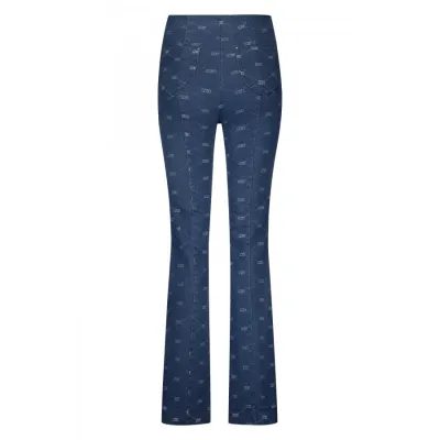 Flair buckle denim blue
