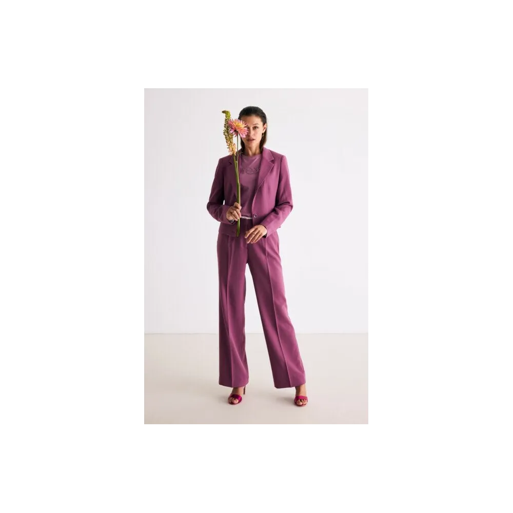 Broek Straight Leg Medium Mauve