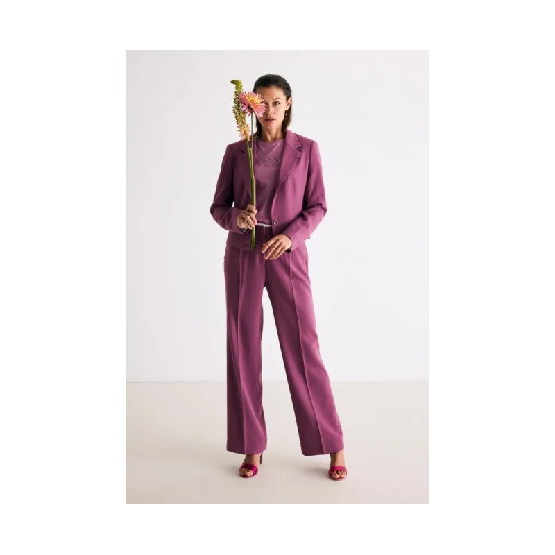 Broek Straight Leg Medium Mauve