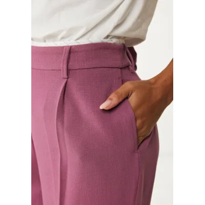Broek Straight Leg Medium Mauve