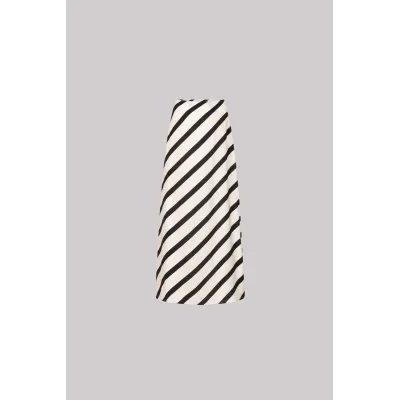 THIRZA ROK - ZAND/ZWART
