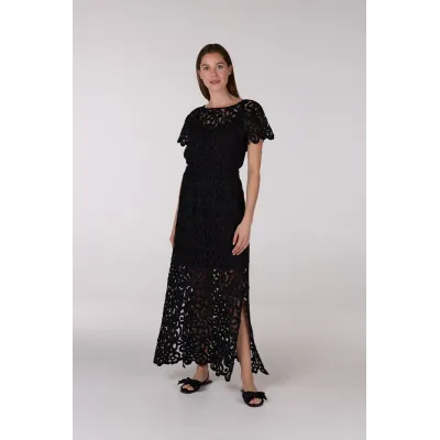 LILOU TOP - ZWART