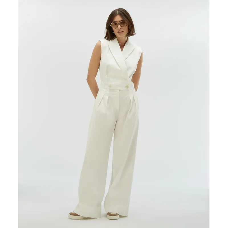 OAKLYN regular fit jumpsuit - off white