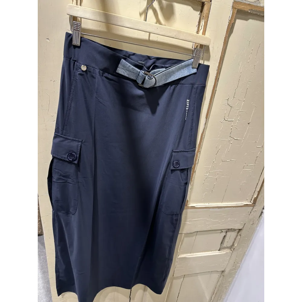 CARGO SKIRT NAVY/DENIM Z25/130/04/412