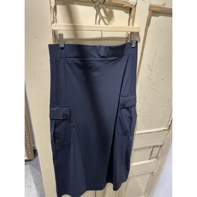 CARGO SKIRT NAVY/DENIM Z25/130/04/412
