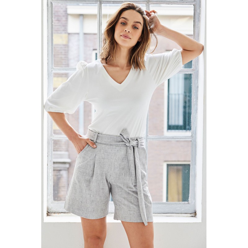 7664 - TOP PUFF SOFT - ECRU
