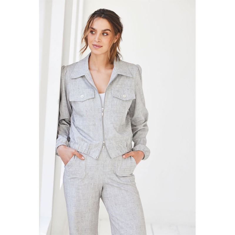 7637 - BLAZER RIGA LANO - STONE