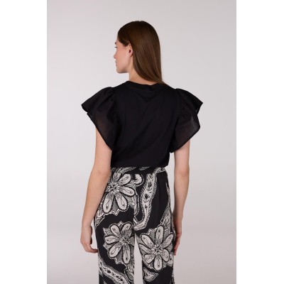 FELIPA TOP - ZWART